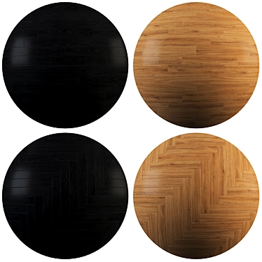 Parquet 07: Standard & Herringbone Collection 3D model image 1 