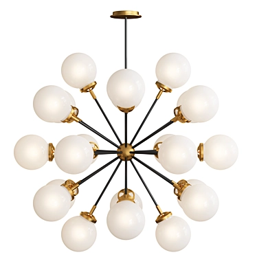 Designer Ian K. Fowler Bistro Chandelier 3D model image 1 