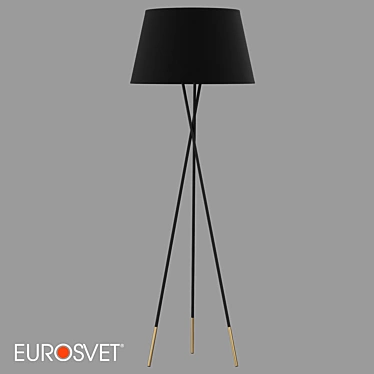 TK Lighting Ivo Floor Lamp - Modern and Stylish 3D model image 1 