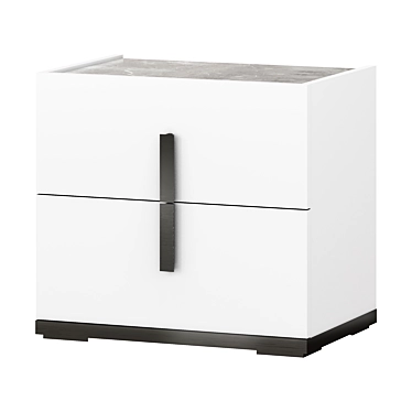 Modern Italian Bedside Table 3D model image 1 