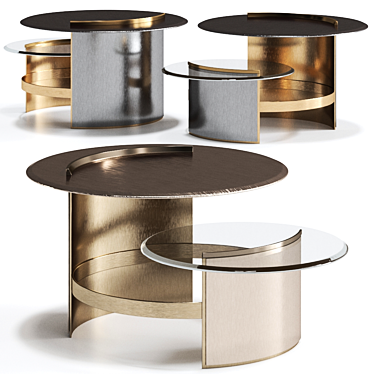Modern Norman Center Table | 550x1190mm 3D model image 1 
