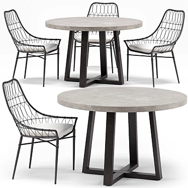 Arman Dining Chair, Agatha Dining Table