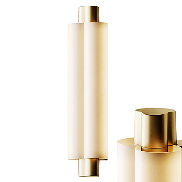 Elegant Metropol Wall Sconce 3D model image 1 