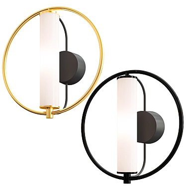 Illuminate Your Space: Flare LED Wall Sconce 3D model image 1 