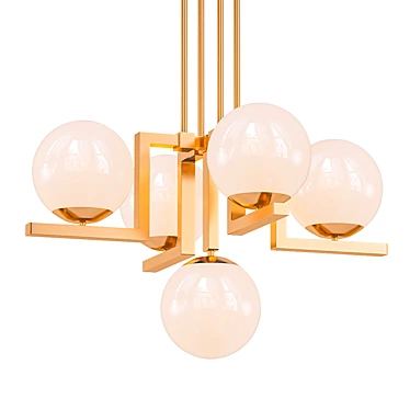 Hudson Valley Tanner Chandelier 3D model image 1 