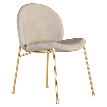 Saba Italia Chair: Sleek Modern Design 3D model image 1 