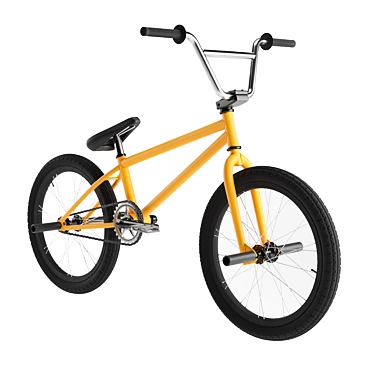 Classic BMX - Retro Style Racing Bike 3D model image 1 