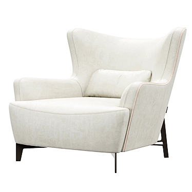 Konyshev BULY Armchair - Superior Comfort in Stylish Design! 3D model image 1 