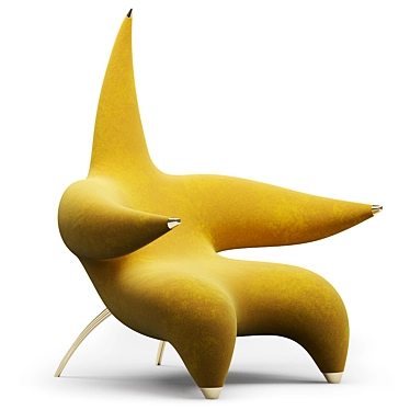 Celestial Comfort Star Lounger 3D model image 1 