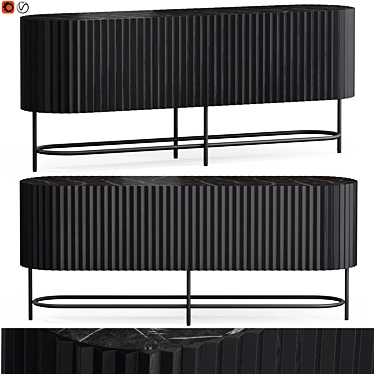 Eternel Sideboard: Elegant and Timeless Storage Solution 3D model image 1 
