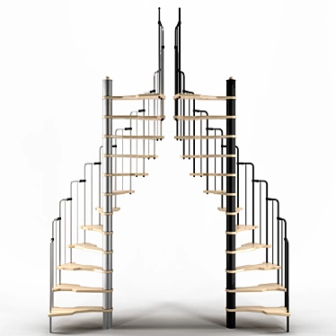 Modern compact spiral staircase Minka Metallica (Metallica)