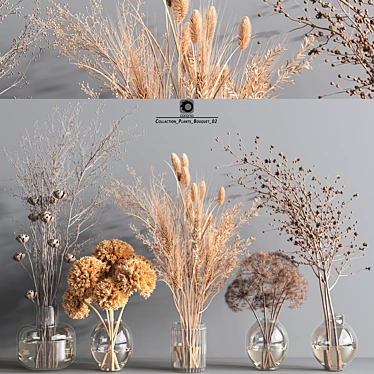 Botanical Bliss Bouquet 3D model image 1 