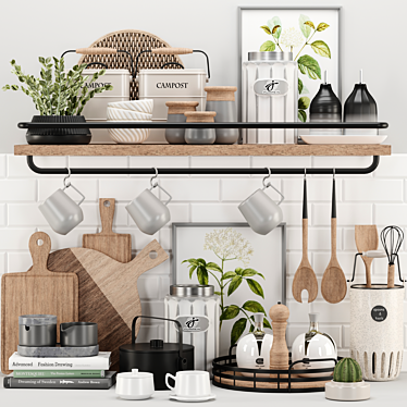 Sleek Kitchen Essentials - 2018 3D model image 1 