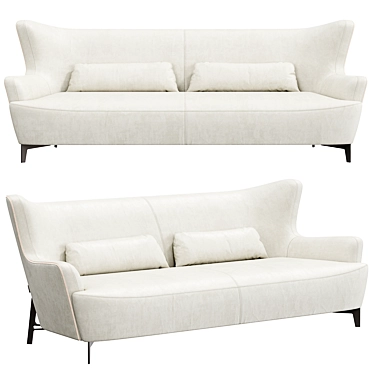 3-Seater Sofa BULL Konyshev 3D model image 1 