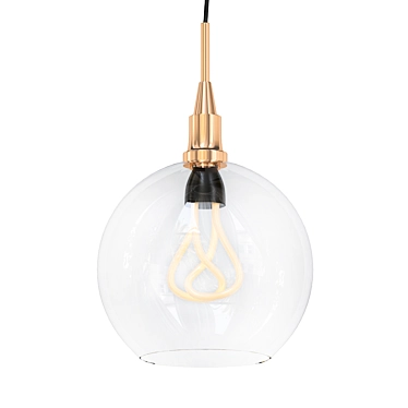 Elegant Keepsake Pendant 3D model image 1 