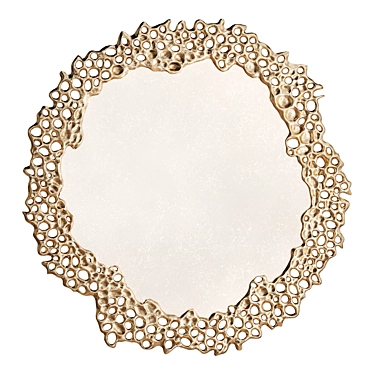 Garda Honeycomb Metal Frame Mirror 3D model image 1 