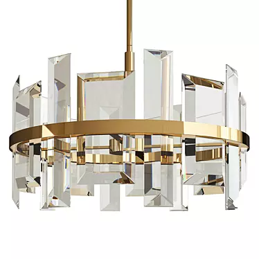 Elegant Odette Pendant Light 3D model image 1 