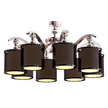 Aployt Ceiling Chandelier: Elegant and Modern 3D model image 1 