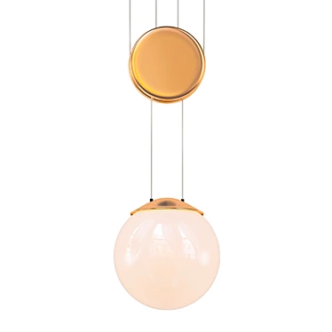 Elegant JOJO LED Pendant 3D model image 1 