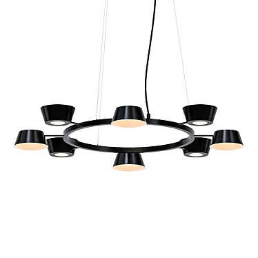 Elegant OLO Pendant Illuminates Perfectly 3D model image 1 