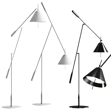 Roche Bobois MOBILE Floor Lamp 3D model image 1 