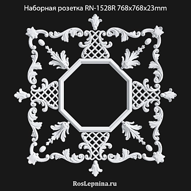 Elegant Composite Socket RN-1528R 3D model image 1 