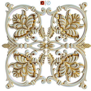 CNC Decorative Element: File Included 3D model image 1 