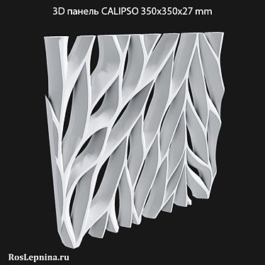 Elegant 3D Calipso Panel 3D model image 1 