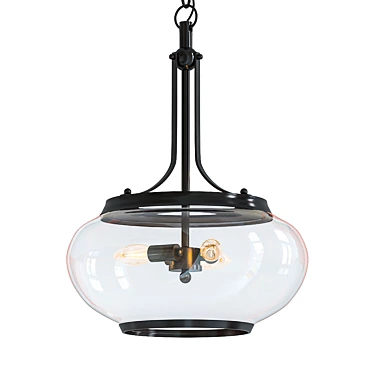 Largo 14: Oil Rubbed Bronze Pendant Light 3D model image 1 