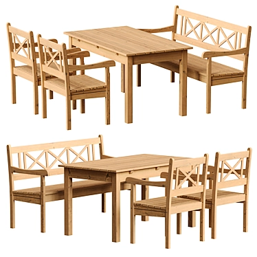 Skagerak Skagen Table Set 3D model image 1 