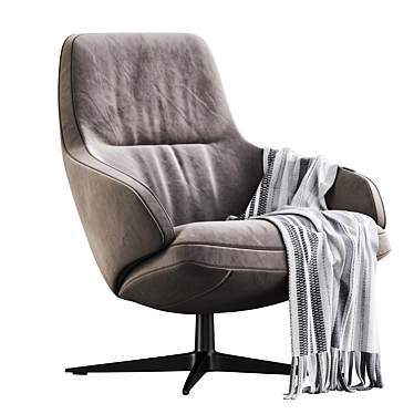 2017 Aston Club Arper Armchair: Modern Elegance for Your Space 3D model image 1 