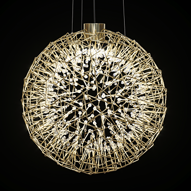 Terzani Core Eruption Chandelier: Nature's Energy Transformed 3D model image 1 