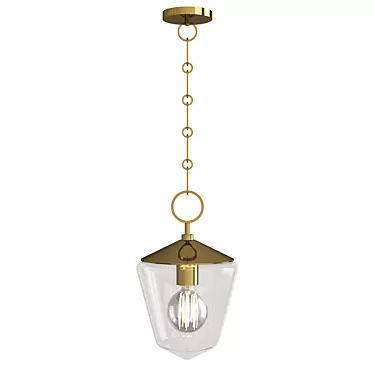 Elegant Greene Pendant Light 3D model image 1 