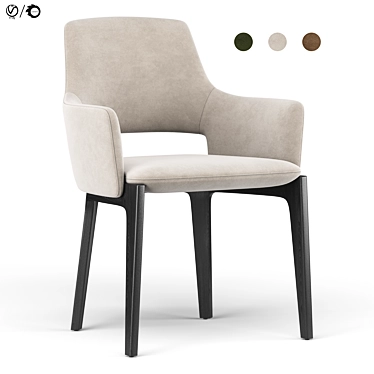 Sleek Devon Chair 2013 3D model image 1 