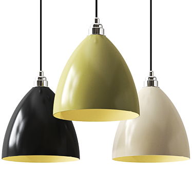 Modern Task Pendant Lamp 3D model image 1 