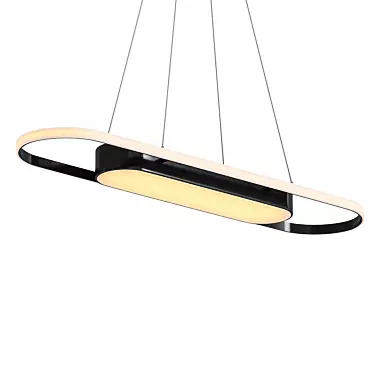 Sleek LED Pendant Light 3D model image 1 