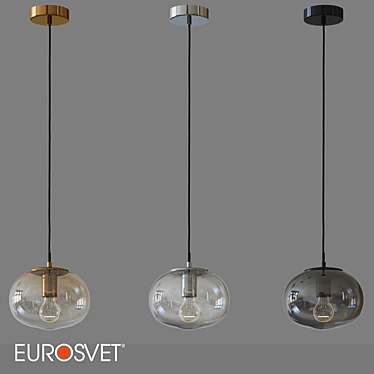 OM Pendant Lamp: Eurosvet 50212/1 Rock 3D model image 1 