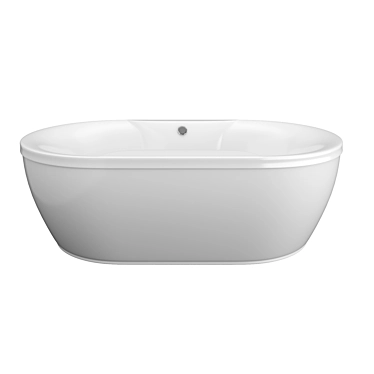 Luxurious Gloriana 190x110 Bathtub 3D model image 1 