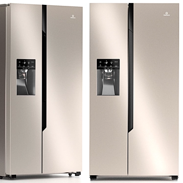 Indurama RI-785: Ultimate Side-by-Side Refrigerator 3D model image 1 