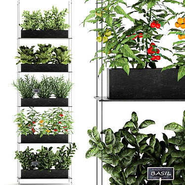 Vertical Garden: Grow Fresh Herbs, Vegetables, and Greens in your Kitchen 3D model image 1 