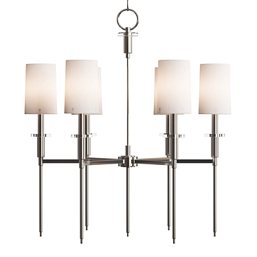 Amherst Modern Chandelier 3D model image 1 
