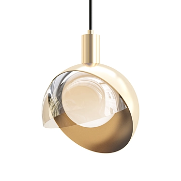 Nordic Helmet Pendant Light 3D model image 1 