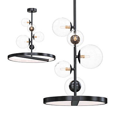 Iona B Modern Pendant Light 3D model image 1 