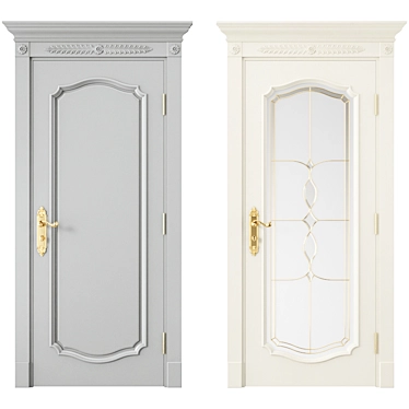Sleek Indoor Door - 3DSMax & FBX 3D model image 1 