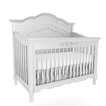 Evolur Dreamland 4-in-1 Crib 3D model image 1 