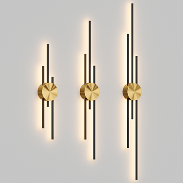 GULL B LED Wall Sconce 3D model image 1 