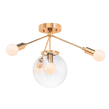 Elegant Boerne Chandelier 3D model image 1 