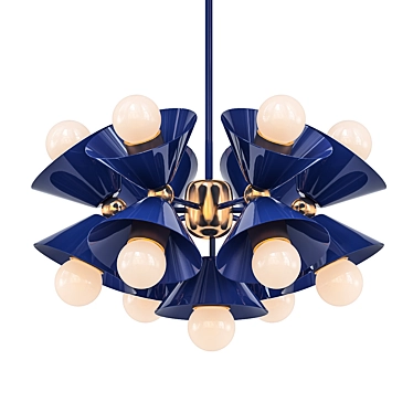 Vintage Horton Chandelier 3D model image 1 