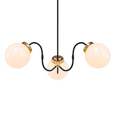 Elegant Amsterdam Chandelier 3D model image 1 