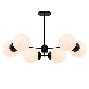 Elegant Barcelona Chandelier 3D model image 1 